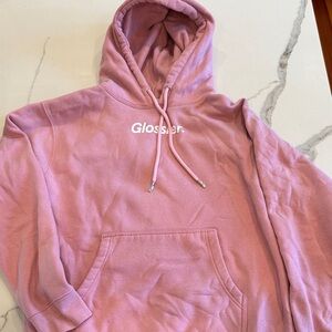 Glossier Blush Pink Hoodie